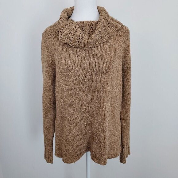 Susan Bristol Cowl Neck Wool Blend Long Sleeve Knit Sweater - Picture 1 of 12